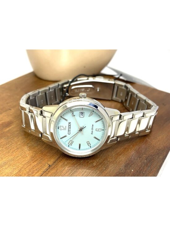 Citizen Womens Watch FE1241-71X Eco Drive Blue Dial Silver Stainless Steel 29mm main image 4